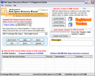 Disk Space Recovery Wizard screenshot